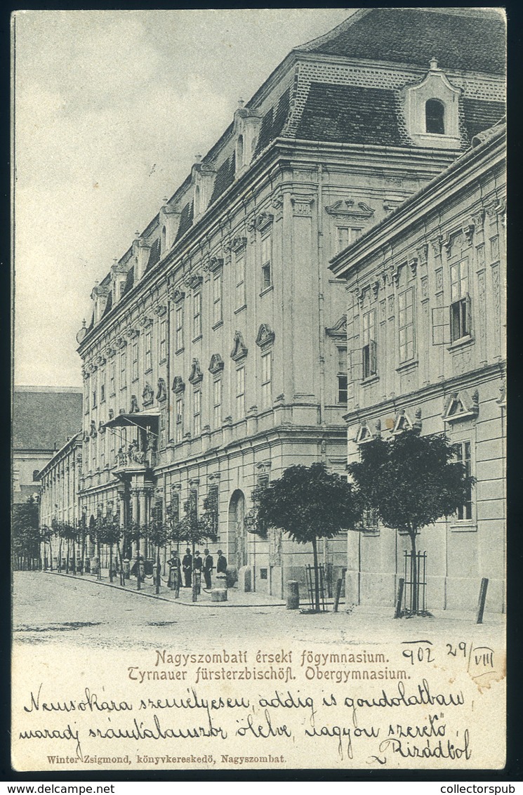 NAGYSZOMBAT 1902. Régi Képeslap / Vintage Pic. P.card - Hungary