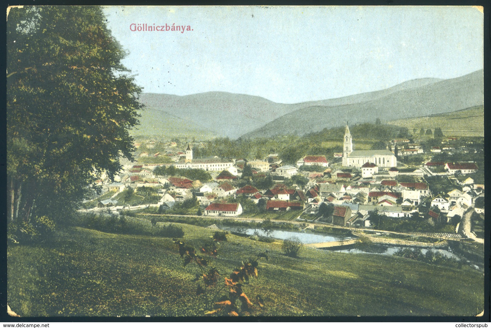 GÖLNICBÁNYA 1911. Régi Képeslap , Szép Pályaudvari Bélyegzéssel  / Vintage Pic. P.card, Nice Train Station Pmk - Used Stamps