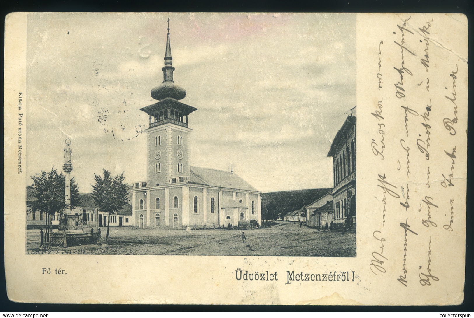 METZENZÉF 1904. Régi Képeslap / Vintage Pic. P.card - Hungary