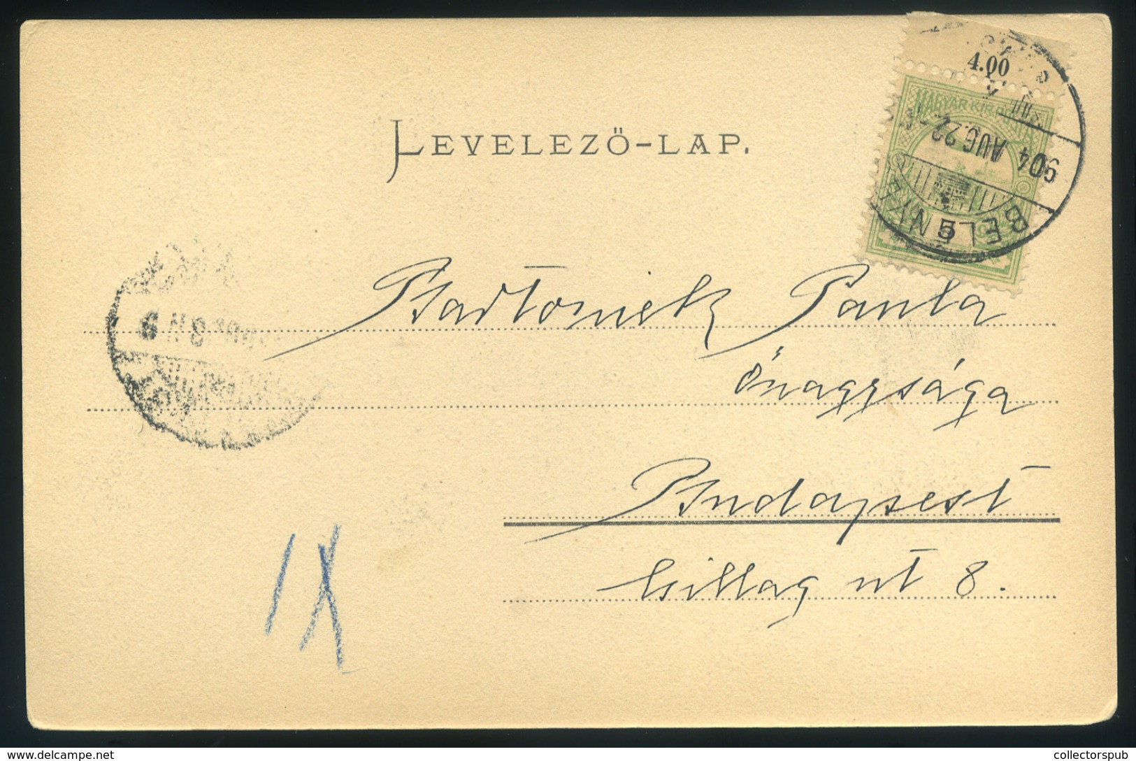 BIHARFÜRED 1904. Régi Képeslap - Hungary
