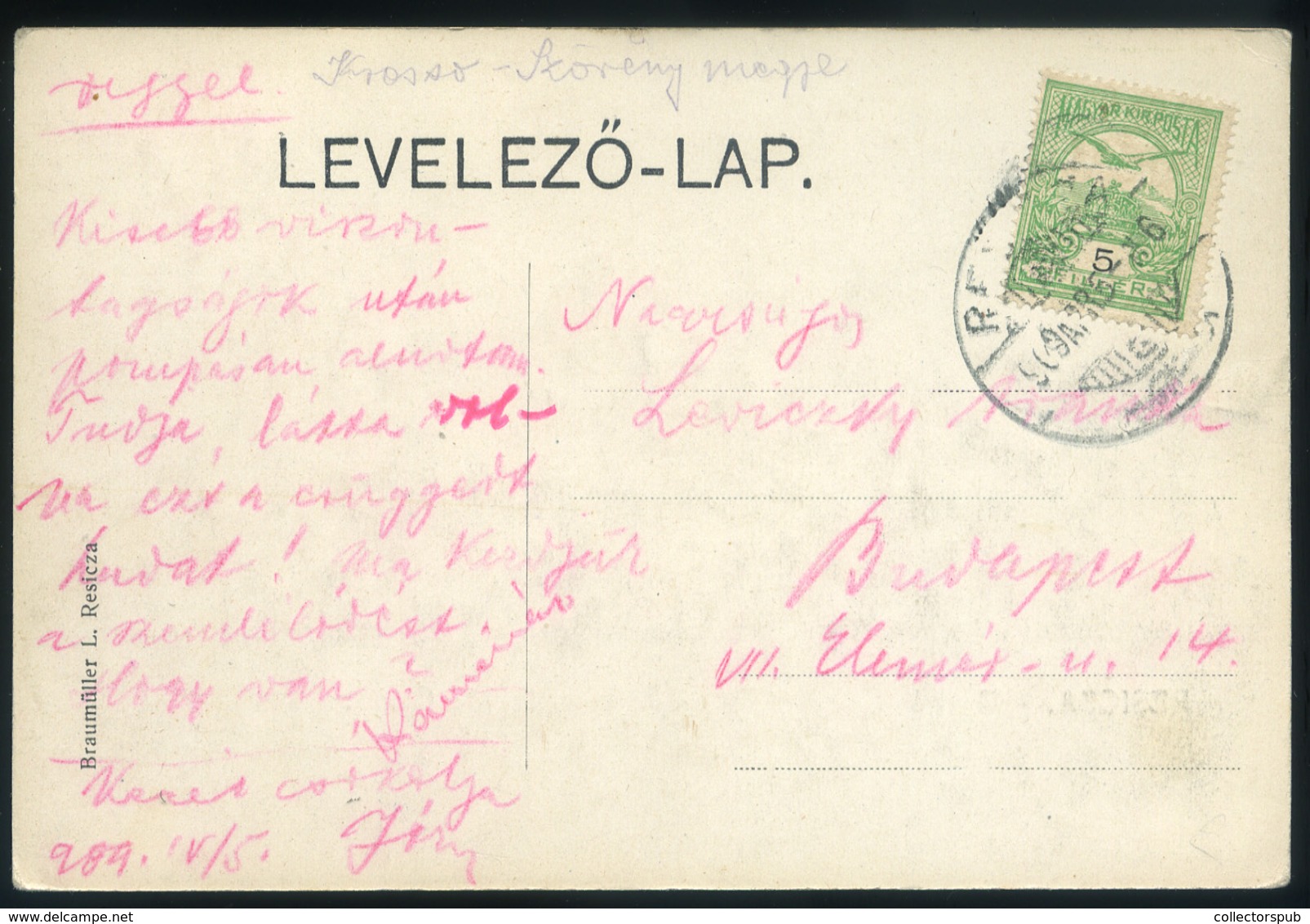 RESICA Bánya, Régi Képelap  /  Mine, Vintage Pic. P.card - Hungary