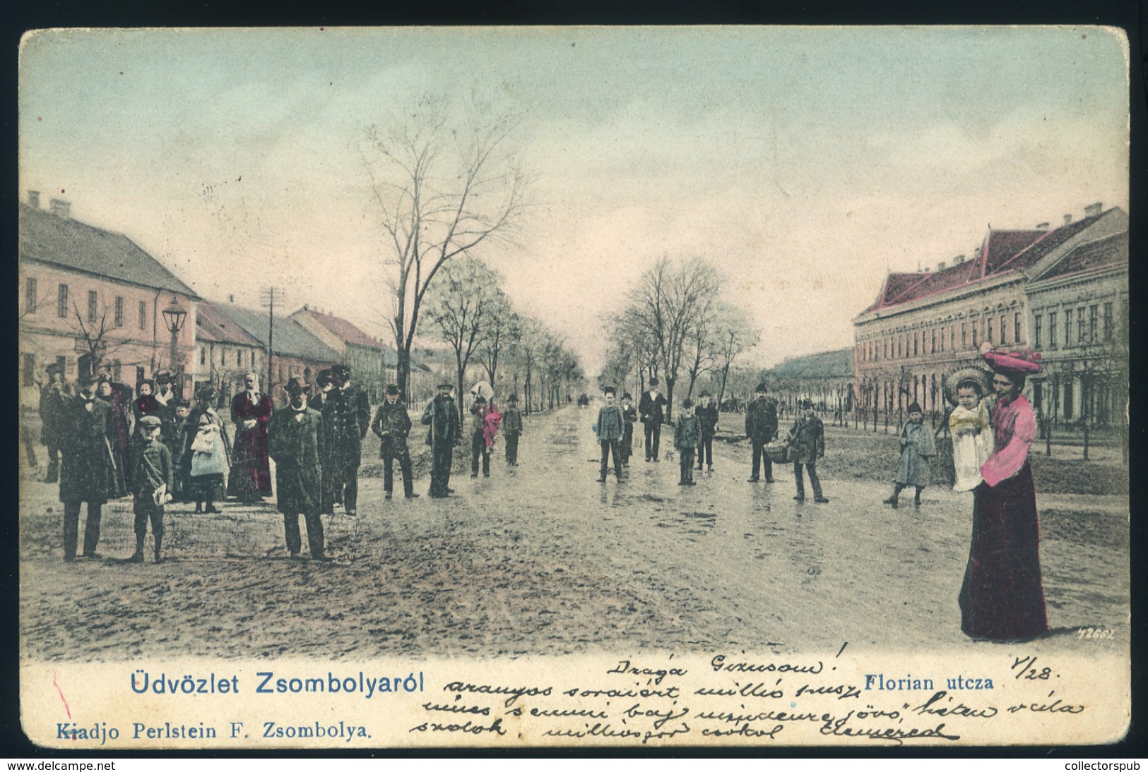 ZSOMBOLYA 1904. Régi Képeslap  /  Vintage Pic. P.card - Hungary