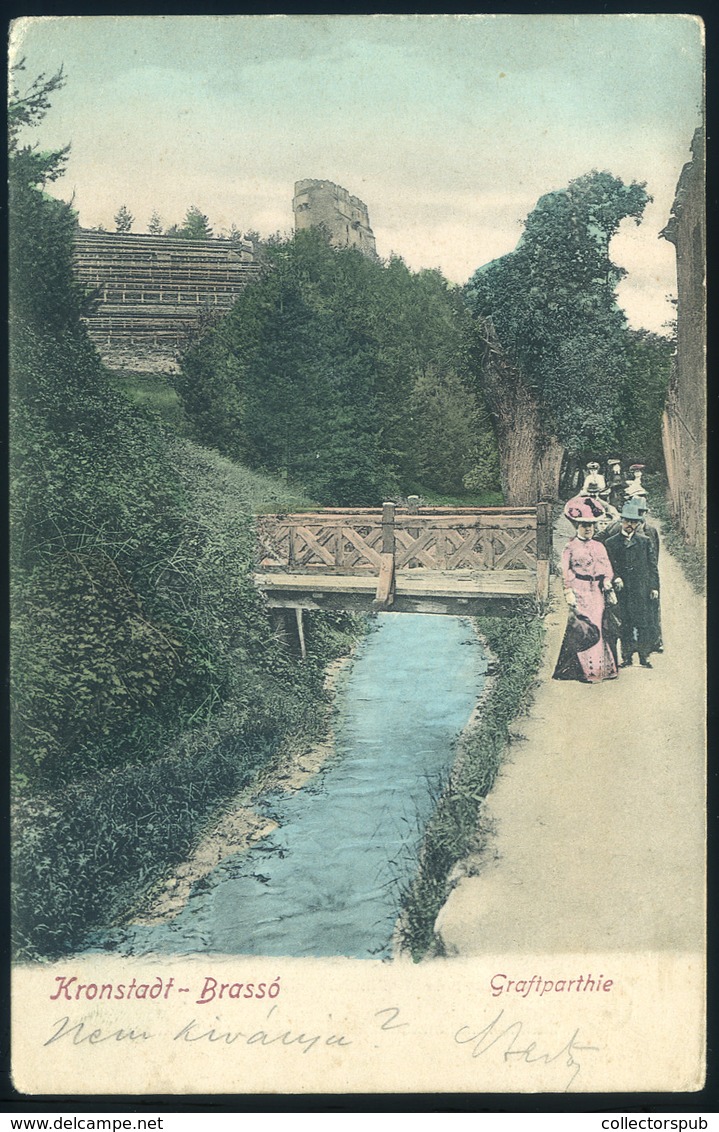 BRASSÓ 1905. Régi Képeslap  /  BRASOV Vintage Pic. P.card - Hungary