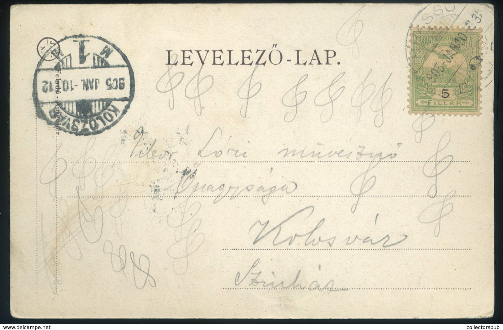 BRASSÓ 1905. Régi Képeslap  /  BRASOV Vintage Pic. P.card - Hungary