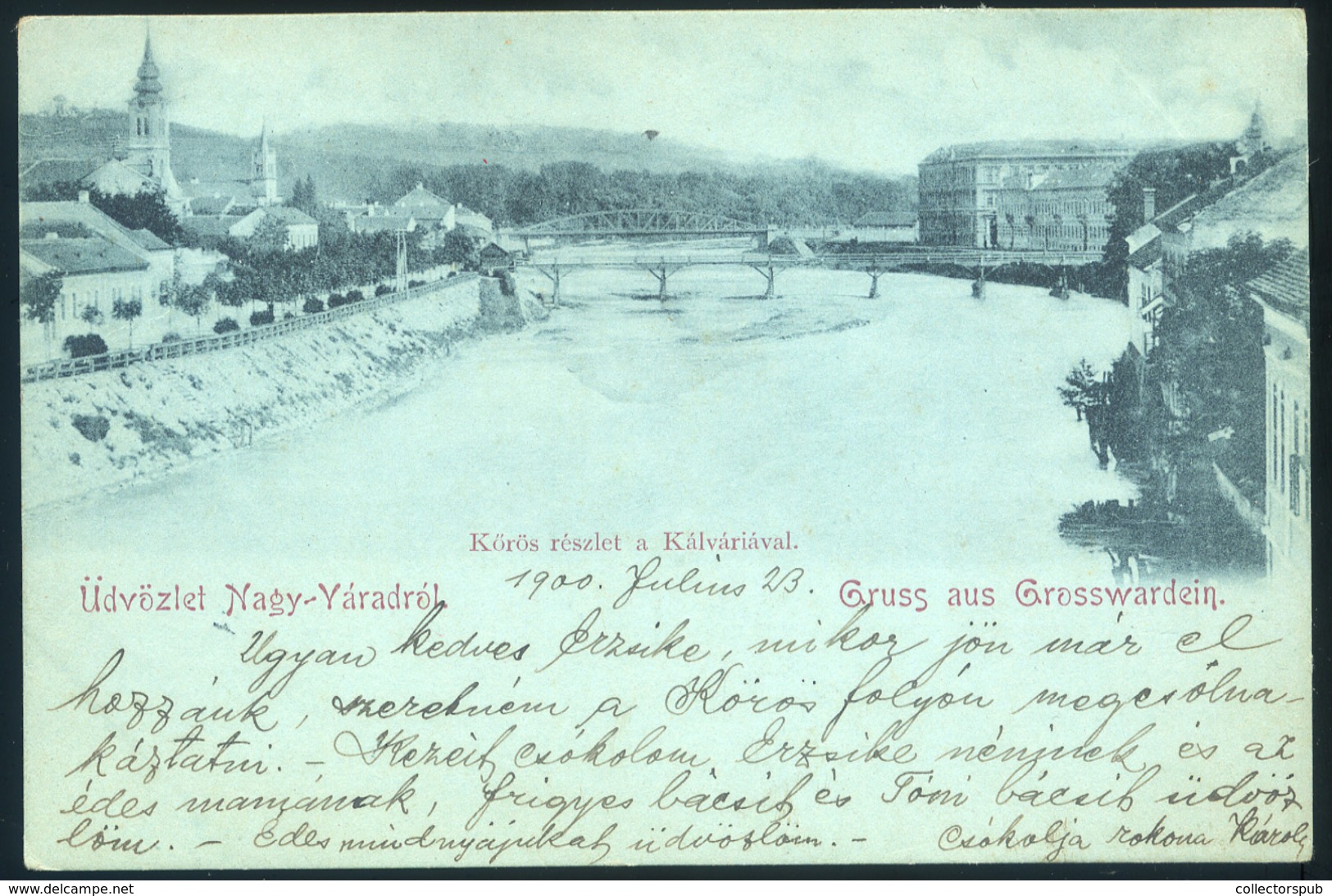 NAGYVÁRAD 1900. Régi Képeslap  /  Vintage Pic. P.card - Hungary