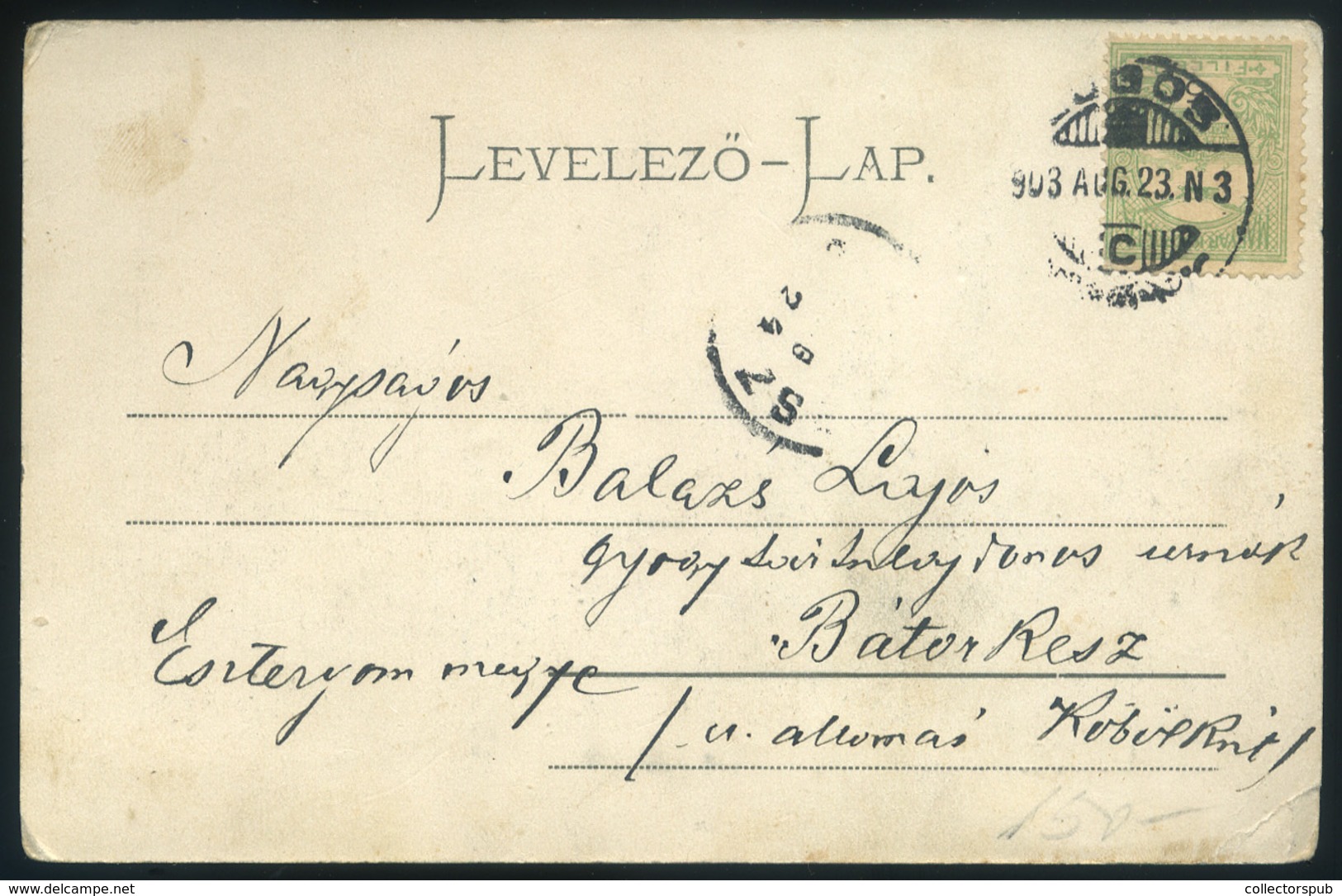 LUGOS 1903. Régi Képeslap  /   Vintage Pic. P.card - Hungary