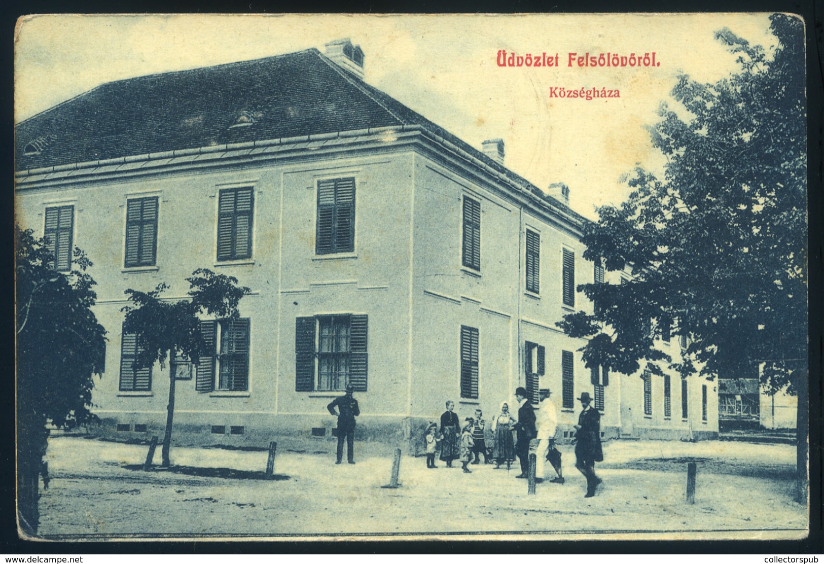 FELSŐLÖVŐ 1910. Ca. Régi Képeslap, Weisz Lipót   /  Vintage Pic. P.card Lipót Weisz - Hungary