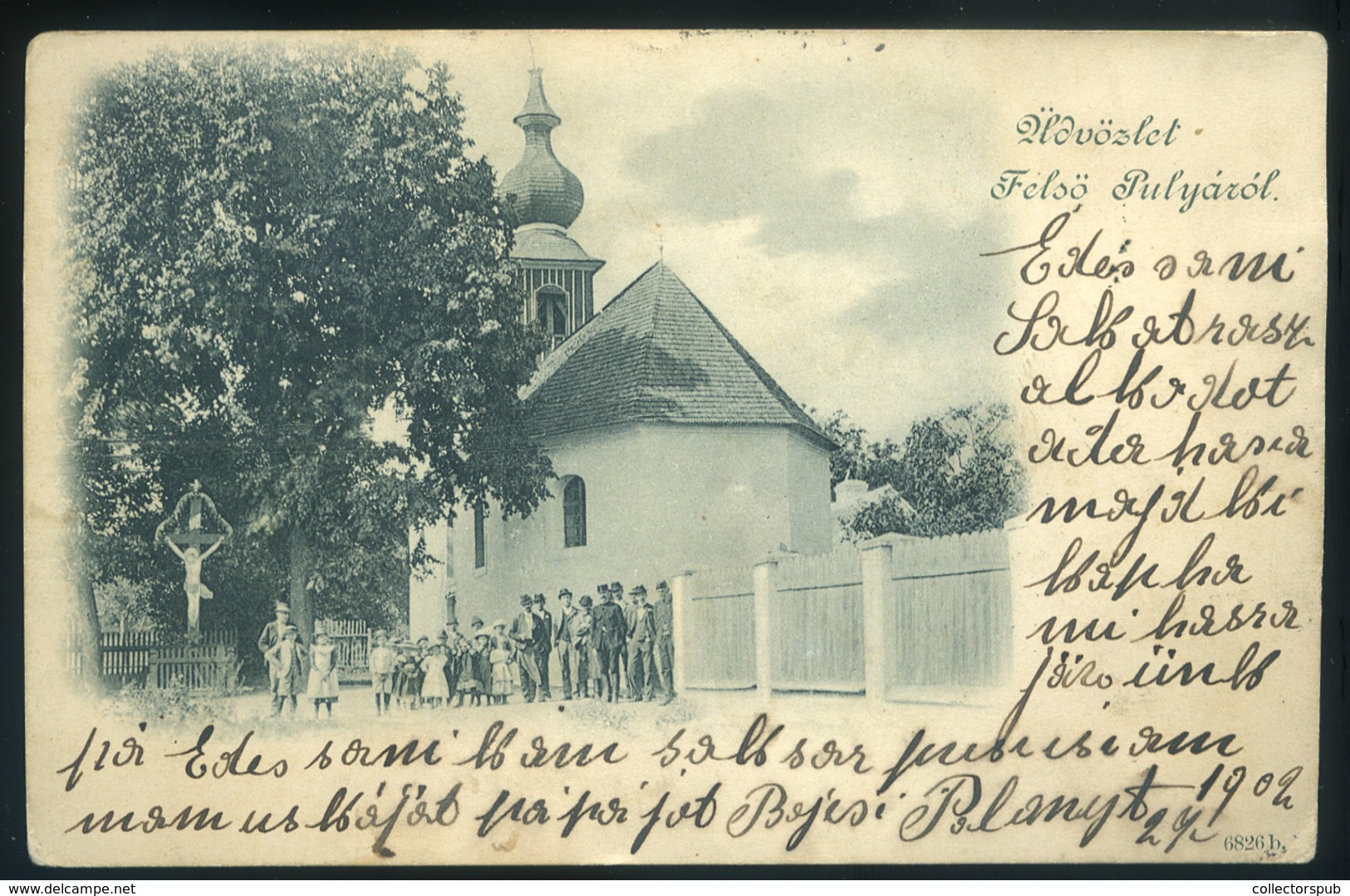 FELSŐPULYA 1902. Régi Képeslap /  Vintage Pic. P.card - Hungary