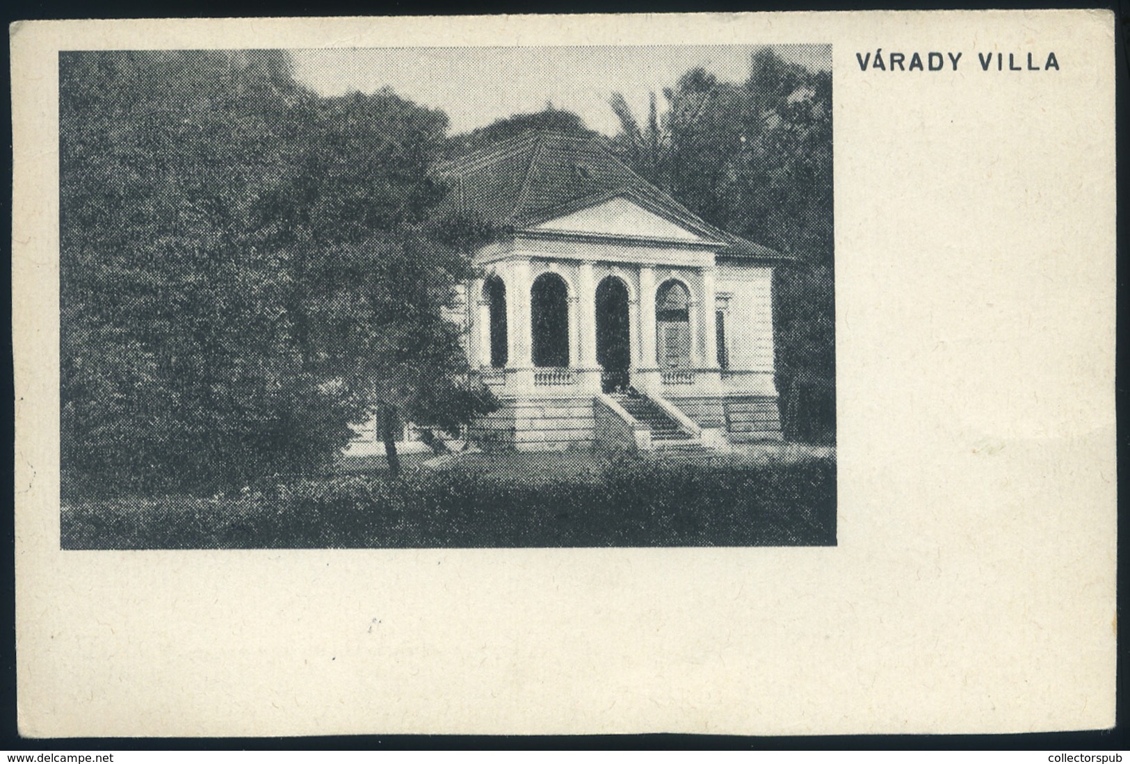 SZOBRÁNC 1940. Várady Villa Képeslap, Kétnyelvű Bélyegzéssel  /  Várady Villa  Vintage Pic. P.card, Bilingual Pmk - Covers & Documents