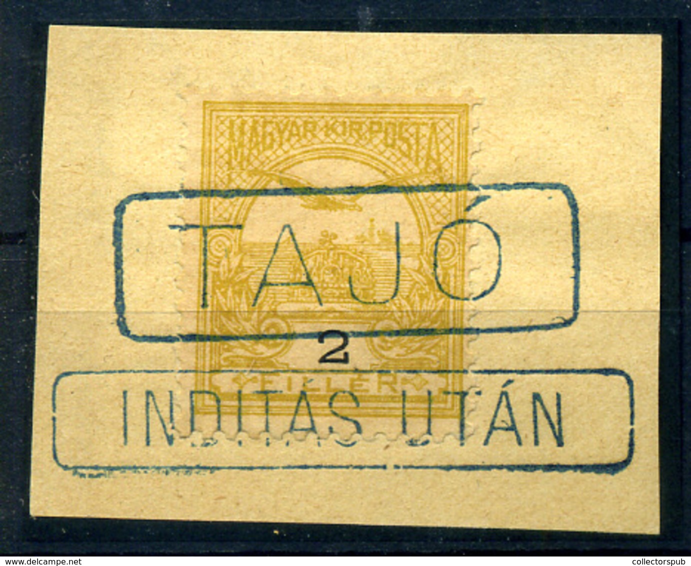 TAJÓ Ritka Vasúti Bélyegzés  /  Rare Railway Pmk - Used Stamps