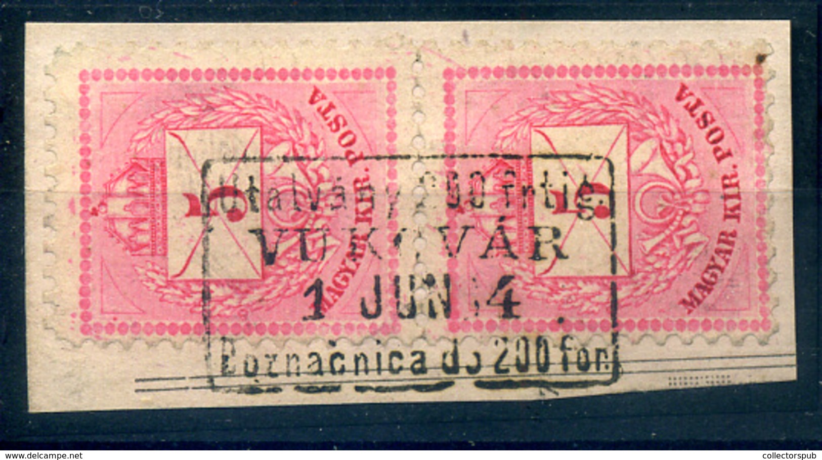 VUKOVÁR 5Kr Pár Szép Bélyegzés  /  5 Kr Pair  Nice Pmk - Used Stamps