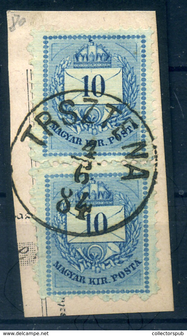TRSZTENA 10Kr Pár Szép Bélyegzés  /  10 Kr Pair  Nice Pmk - Used Stamps