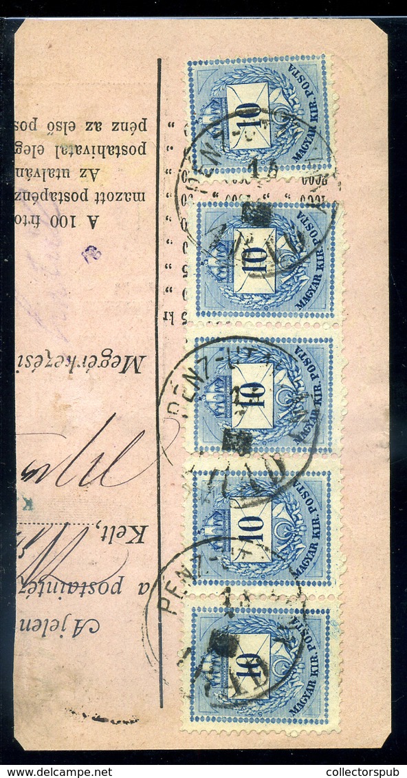 ARAD Utalvány Kivágás, Szép  Bélyegzés  /   Postal Money Order  Excision Nice Pmk, - Used Stamps