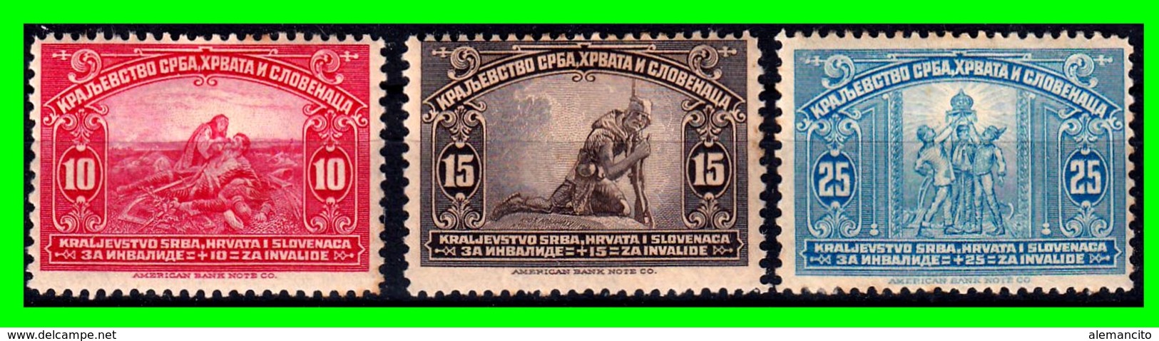 CROACIA SELLOS AÑO 1921 SYMBOLICAL OF NATIONAL UNYTI - Nuevos