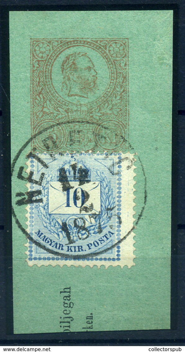 NETRETIC Utalvány Kivágás,  Szép  Bélyegzés , Vegyes Bérm.  /   Postal Money Order  Excision Nice Pmk, Mix Frank - Used Stamps