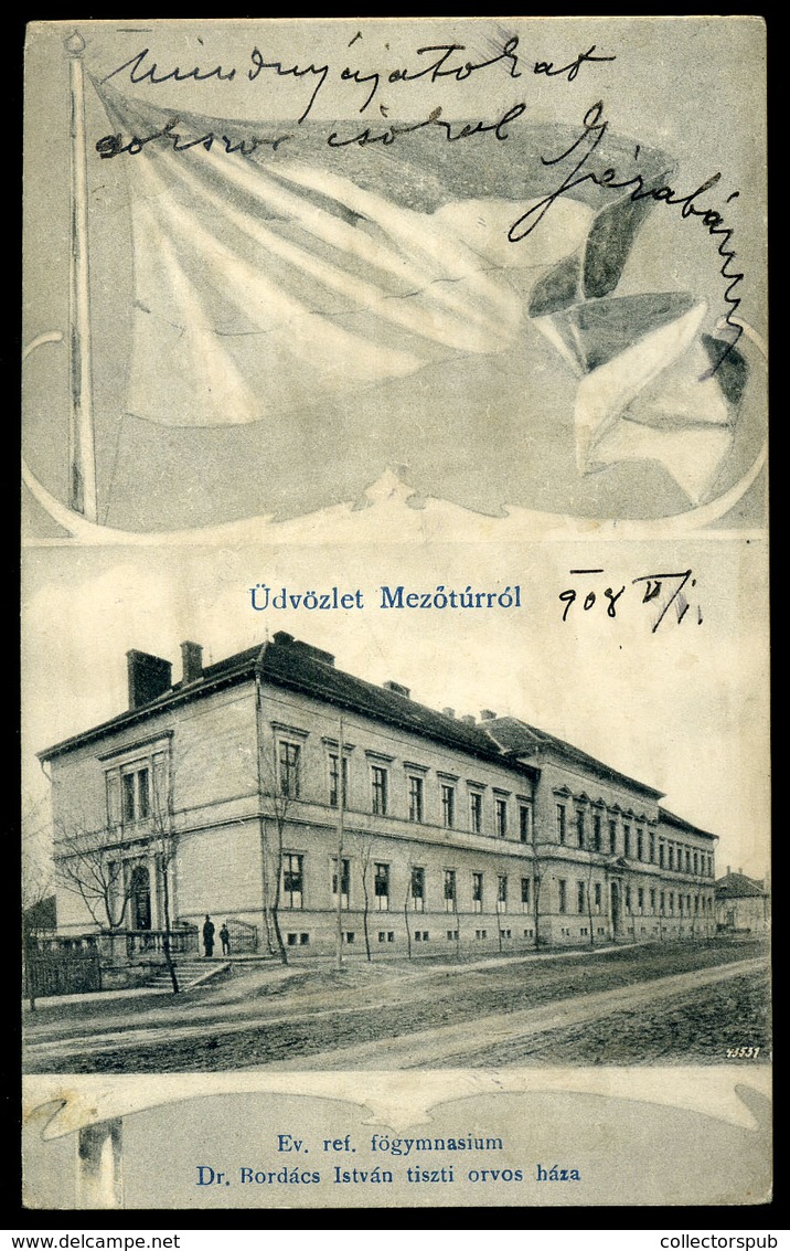 MEZŐTÚR 1908. Régi Képeslap /  Vintage Pic. P.card - Hungary