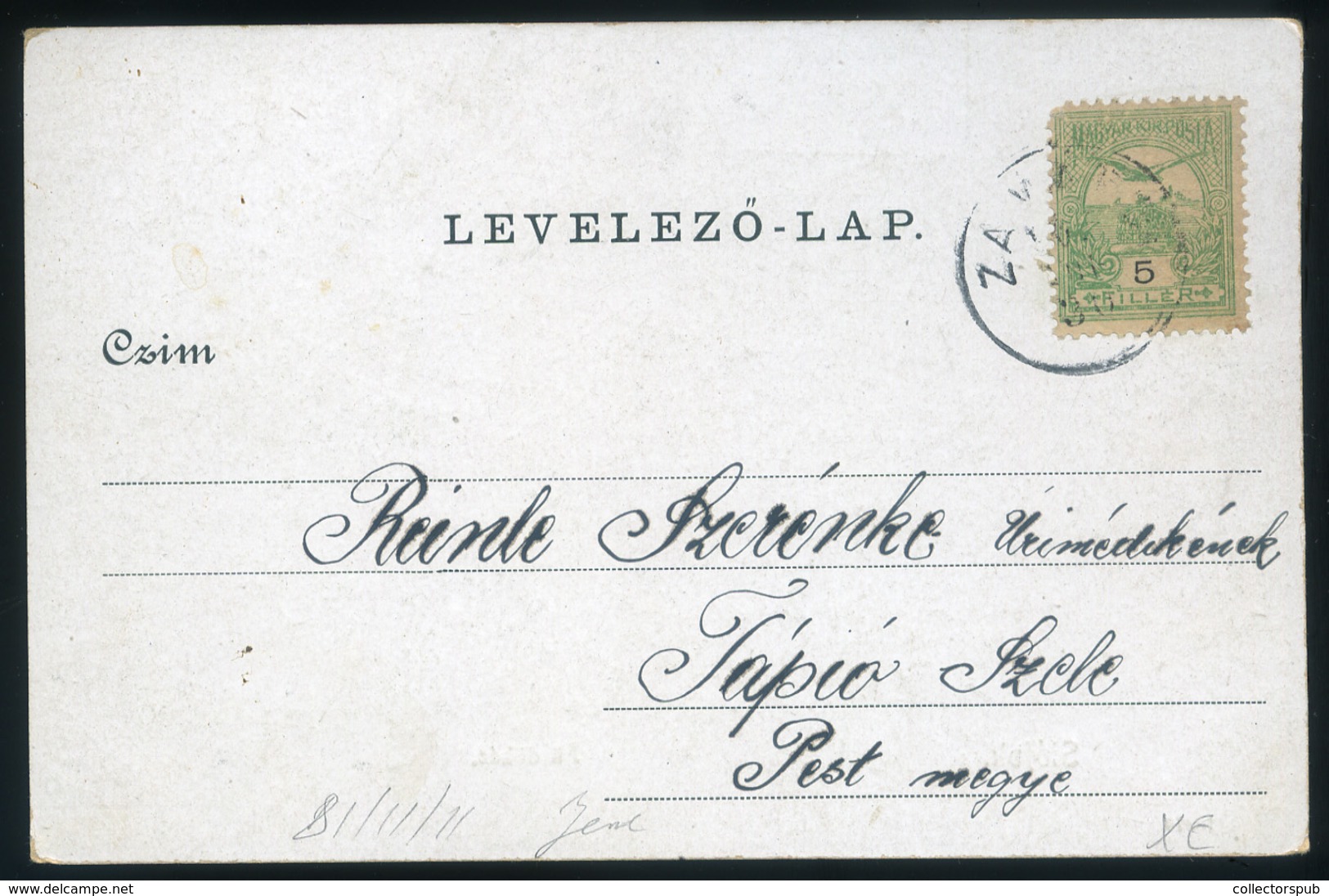 SIÓFOK 1900. Régi Képeslap /  Vintage Pic. P.card - Hungary