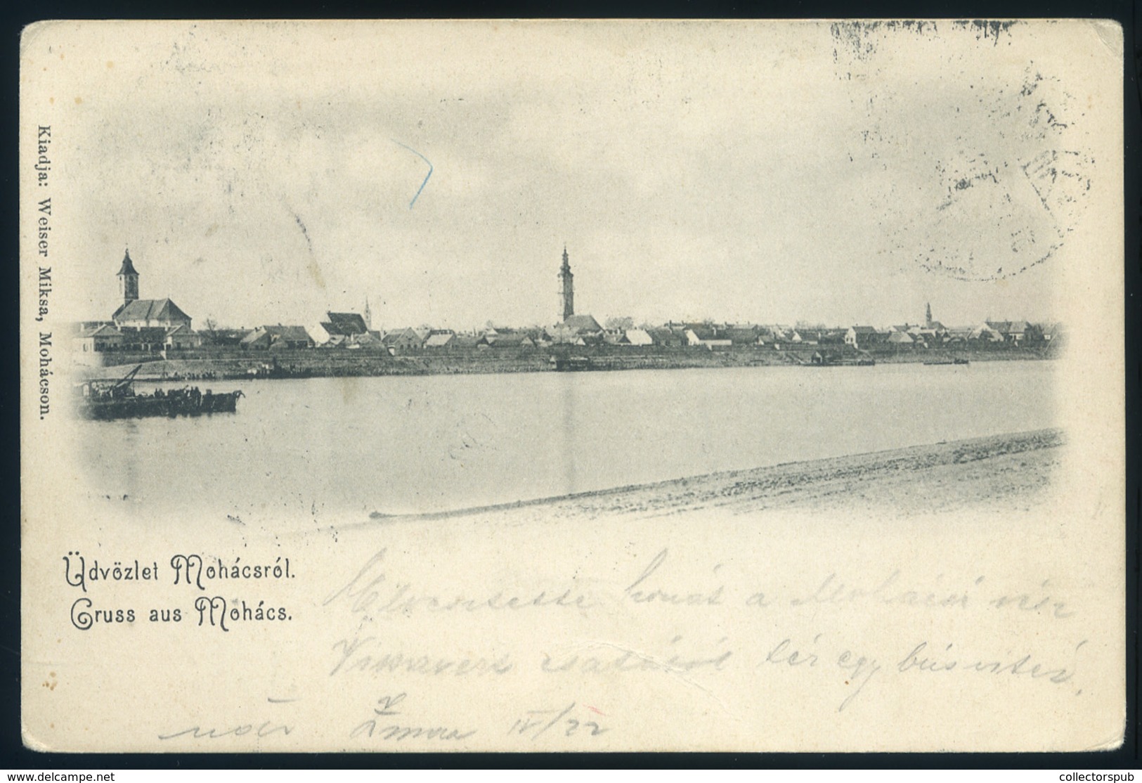 MOHÁCS 1903. Régi Képeslap /  Vintage Pic. P.card - Hungary