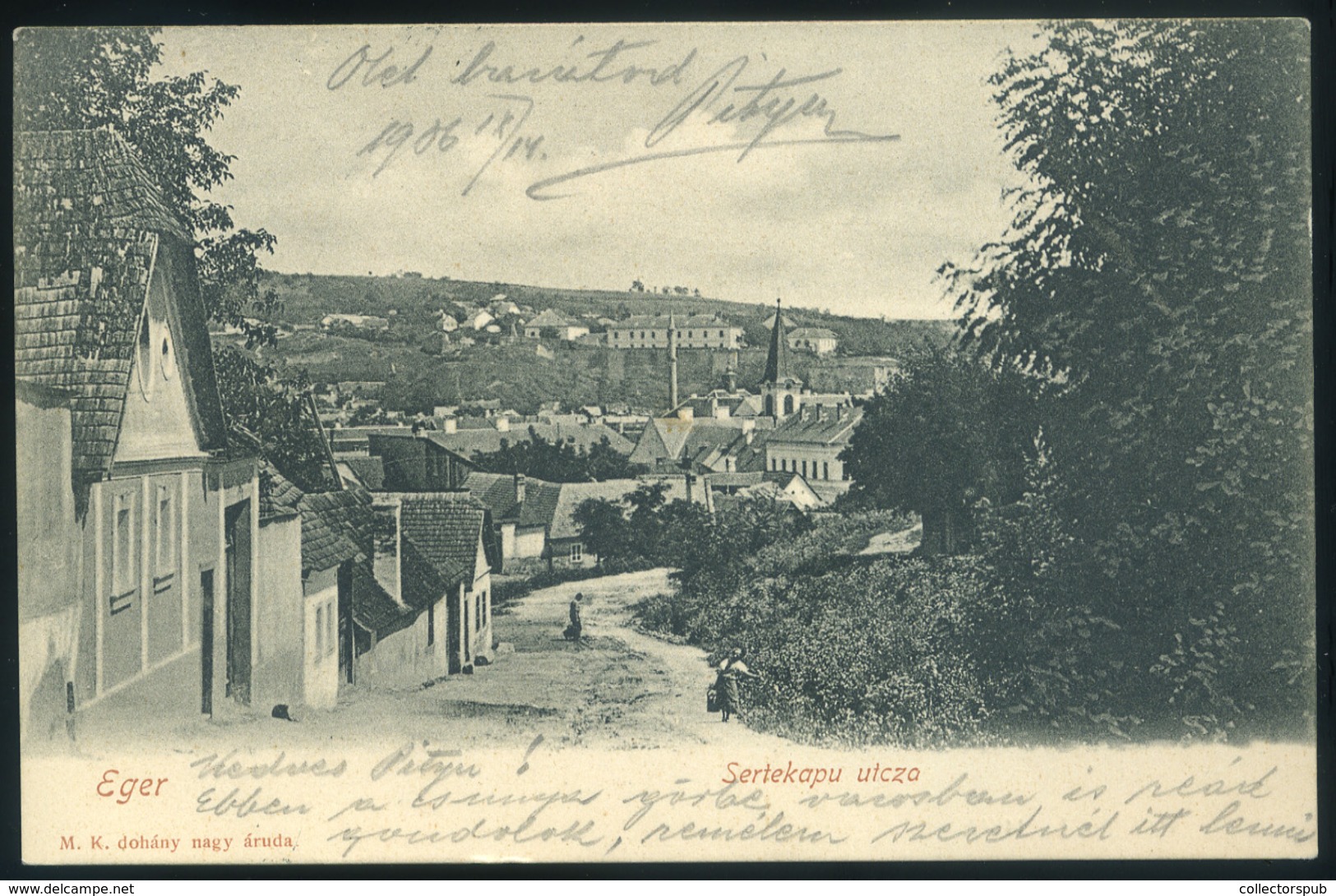 EGER 1906. Régi Képeslap  /  Vintage Pic. P.card - Hungary