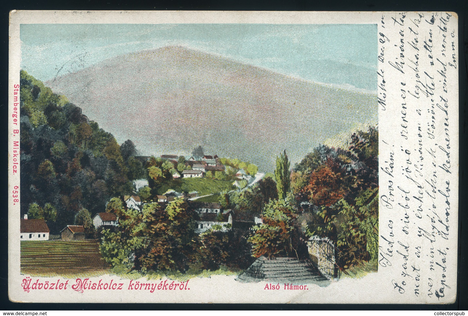 MISKOLC 1910. Régi Képeslap  /  Vintage Pic. P.card - Hungary