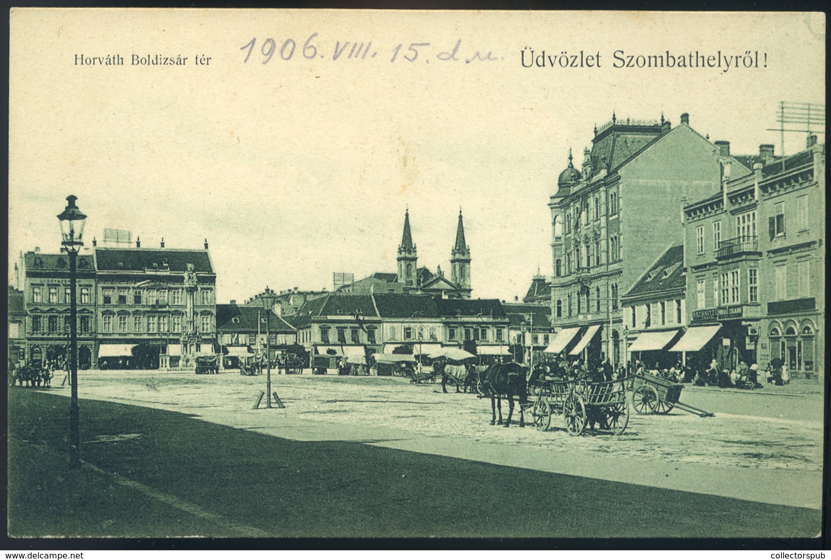 SZOMBATHELY 1906. Régi Képeslap  /  Vintage Pic. P.card - Hungary