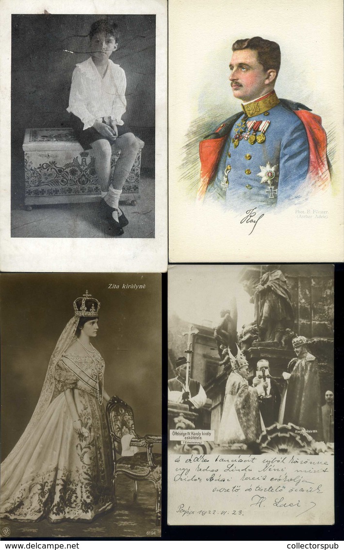 ROYALTY 40 Db Vegyes Képeslap, Főleg A Habsburg Család, Jó Tétel!  /  ROYALTY 40 Various Vintage Pic. P.cards Mainly Of - Royal Families
