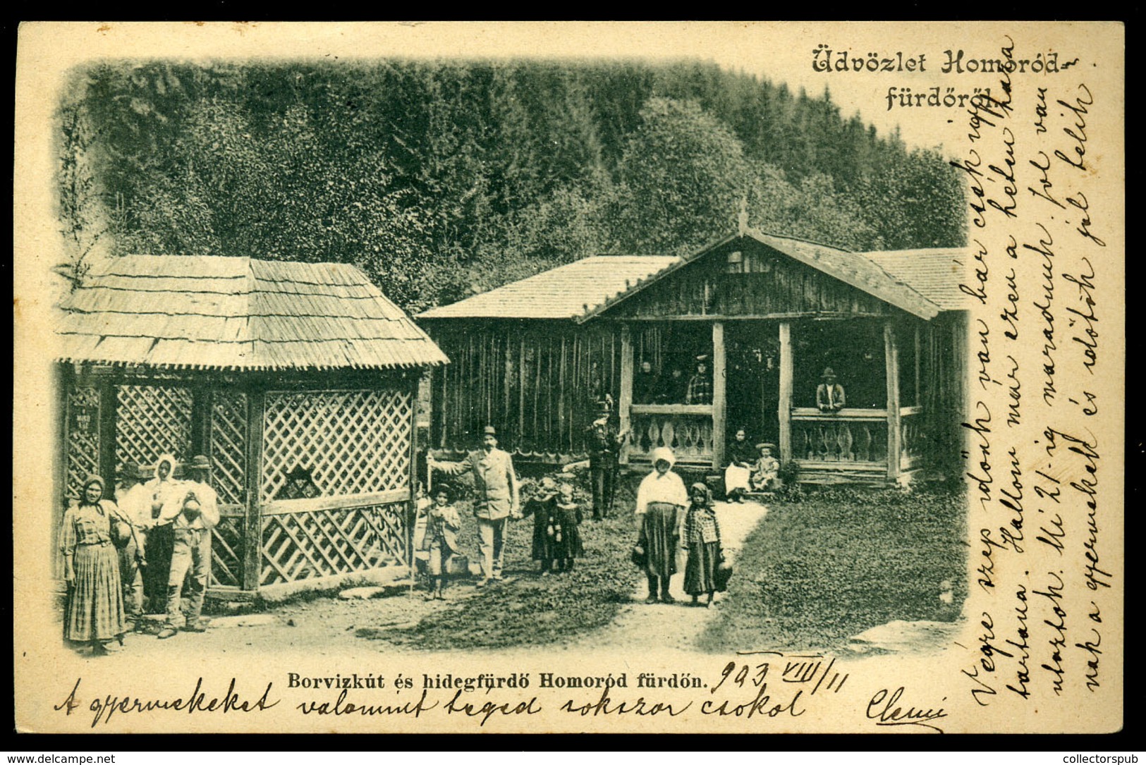 HOMORÓDFÜRDŐ 1903. Régi Képeslap  /  Vintage Pic. P.card - Hungary