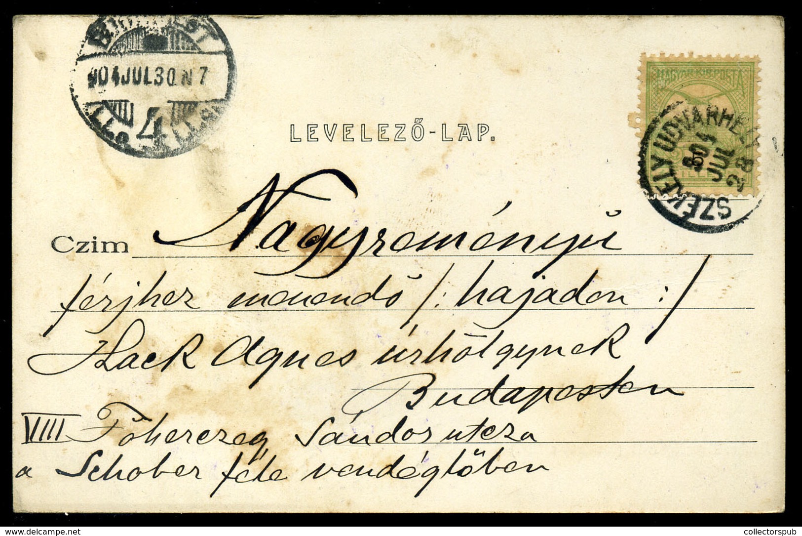 SZÉKELYUDVARHELY 1904. Sólymosy Sósfürdő, Régi Képeslap  /  Salt Bath Of Sólymosy  Vintage Pic. P.card - Hungary