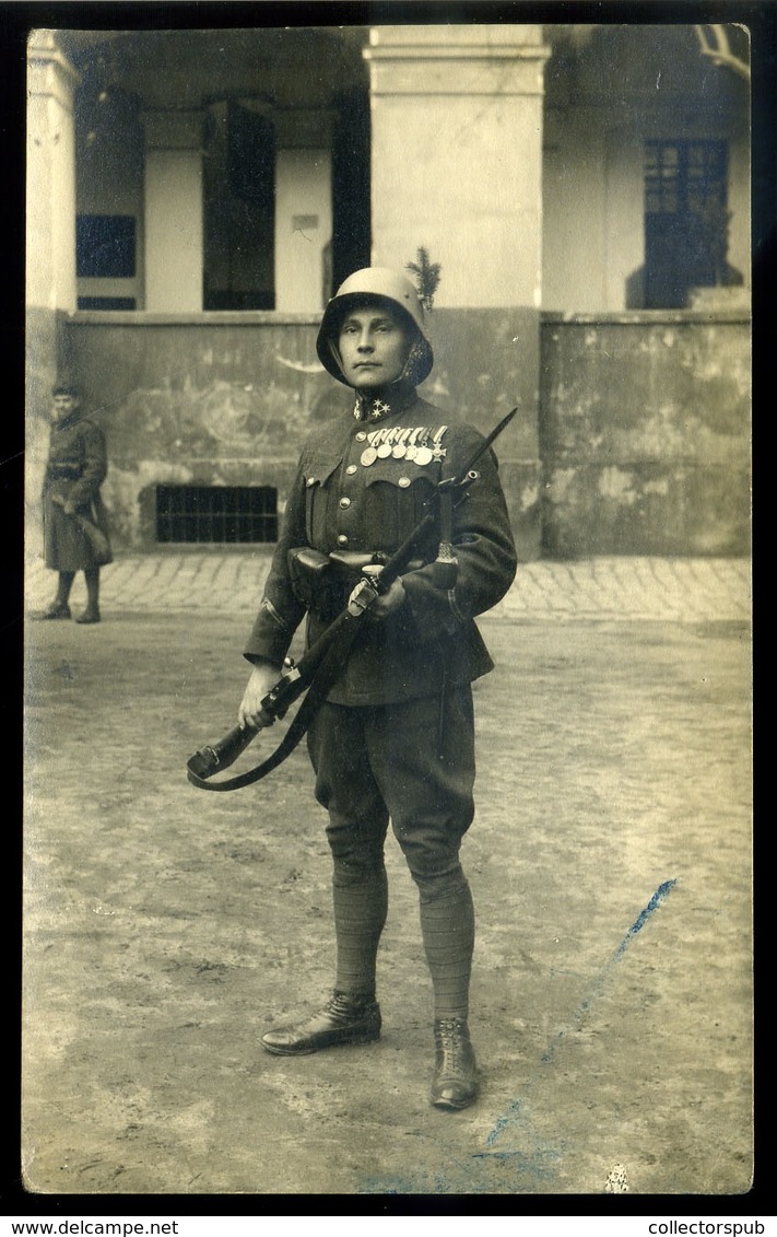 1923. Katona , Fotós Képeslap  /  Soldier, Photo Vintage Pic. P.card - Hungary