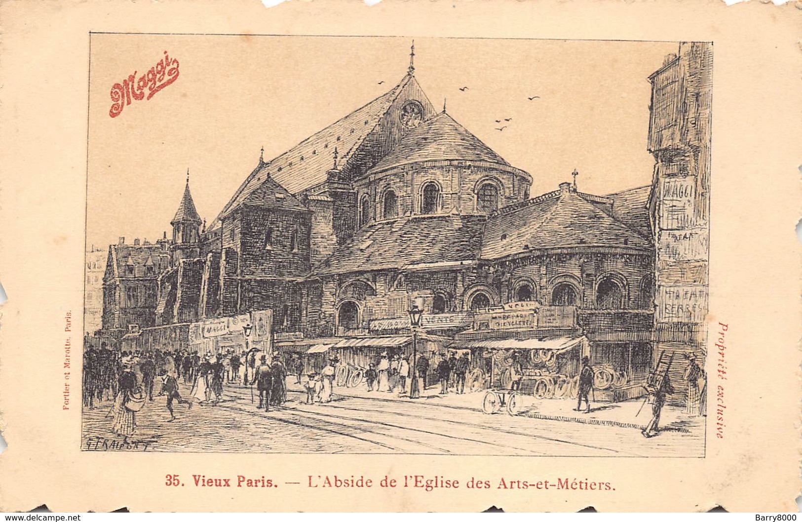 France Paris  Vieux Paris  L'Abside De L'Eglise Des Arts-Métiers      Maggi   Barry 166 - Eglises