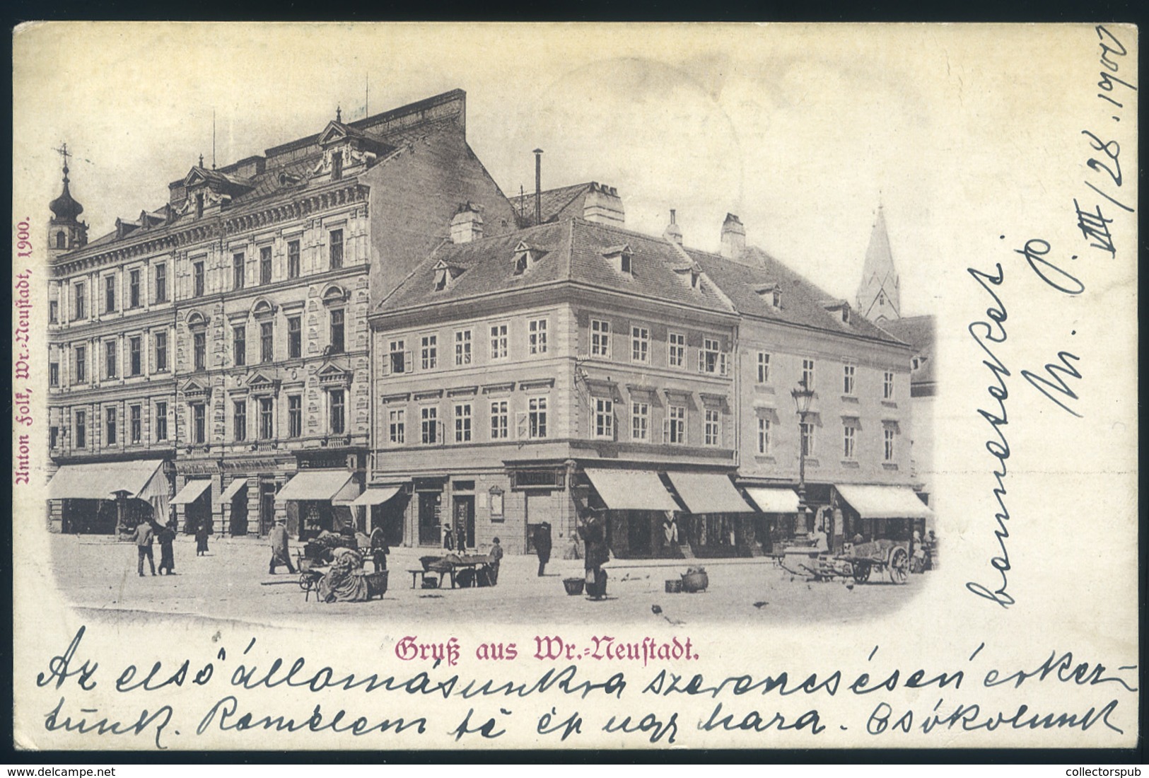 AUSZTRIA 1900. Wiener Neustadt Régi Képeslap  /  AUSTRIA 1900 Wiener Neustadt Vintage Pic. P.card - Other & Unclassified