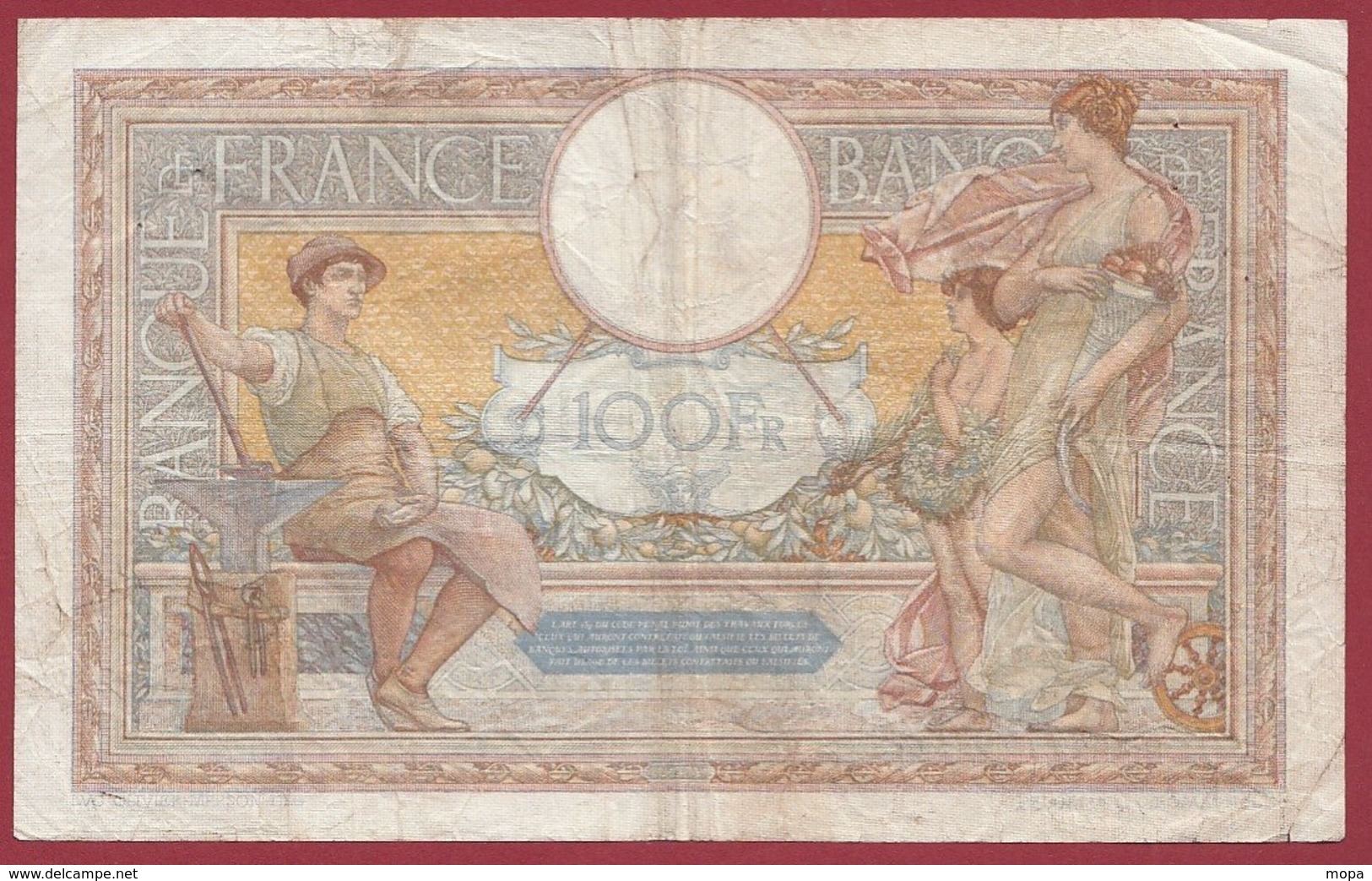 100 Francs "Luc Olivier Merson" Du 09/05/1935.DO----F/TTB+---ALPH .R.48314 - 100 F 1908-1939 ''Luc Olivier Merson''