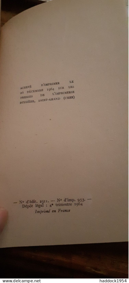 Pas De Quatre EDMUND COOPER éditions Denoël 1964 - Présence Du Futur