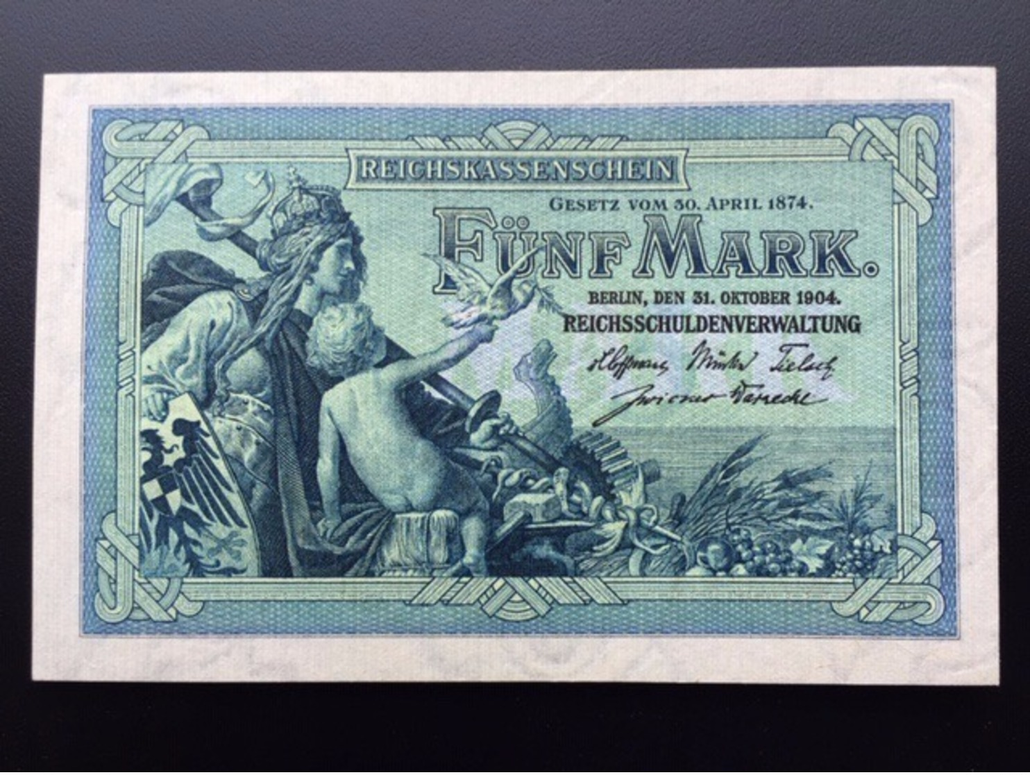 GERANY P8A 5 MARKS 31.10.1904 UNC - 5 Mark