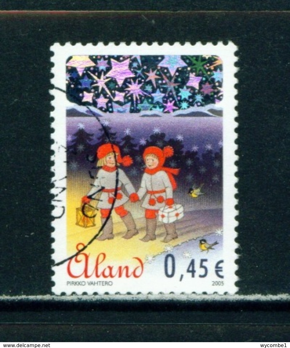 ALAND  -  2005 Christmas 45c Used As Scan - Aland