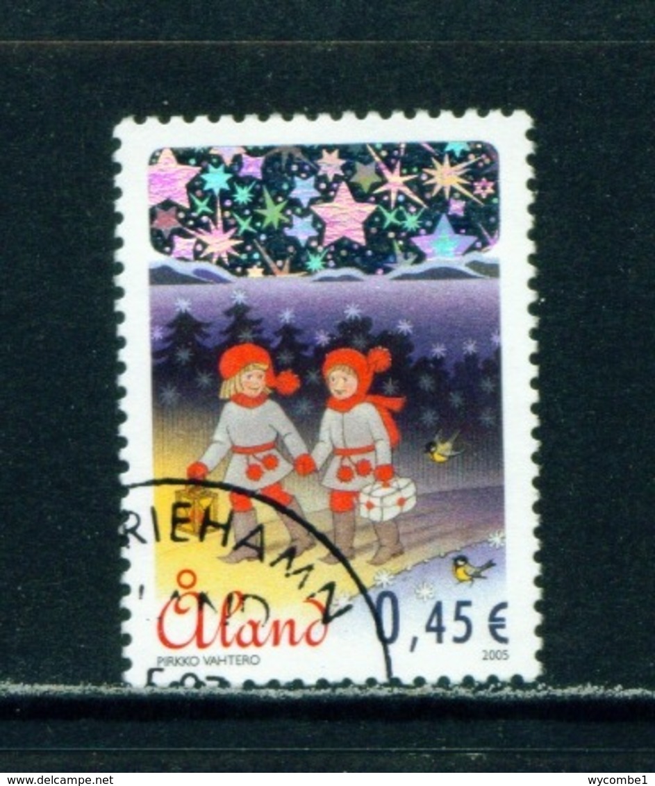 ALAND  -  2005 Christmas 45c Used As Scan - Aland