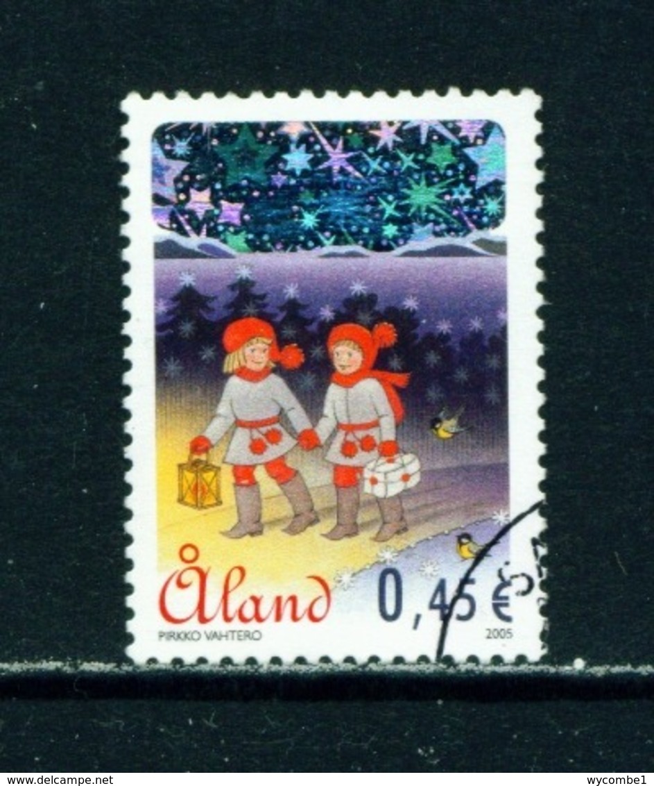 ALAND  -  2005 Christmas 45c Used As Scan - Aland