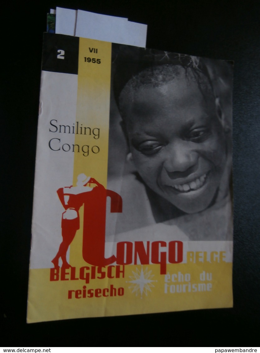 Belgisch Congo Belge : Reisecho/Echo De Tourisme 2 1955 : Stanleyville, Léo, - Tourisme & Régions