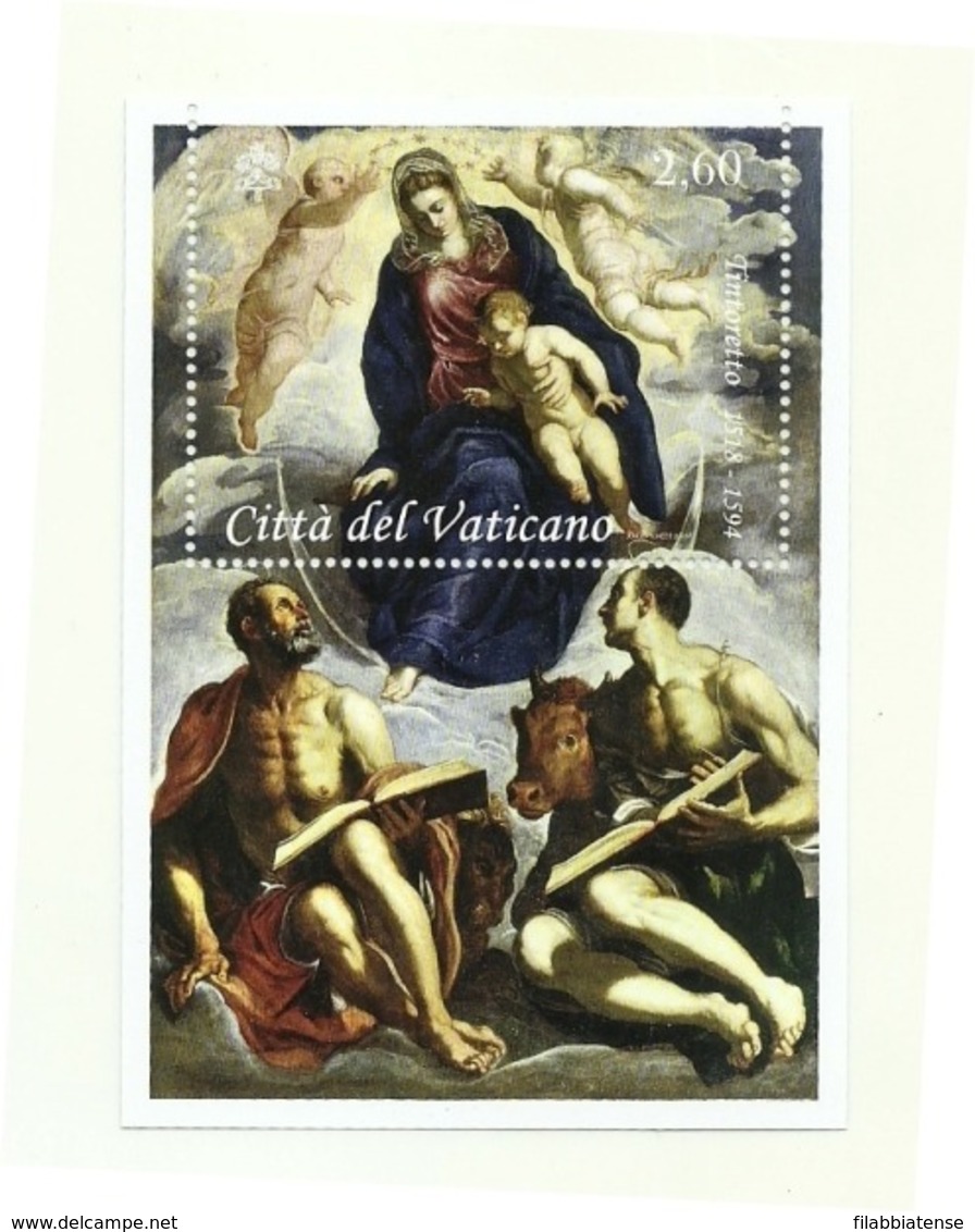 2018 - Vaticano BF 94 Quadro Del Tintoretto      ---- - Quadri