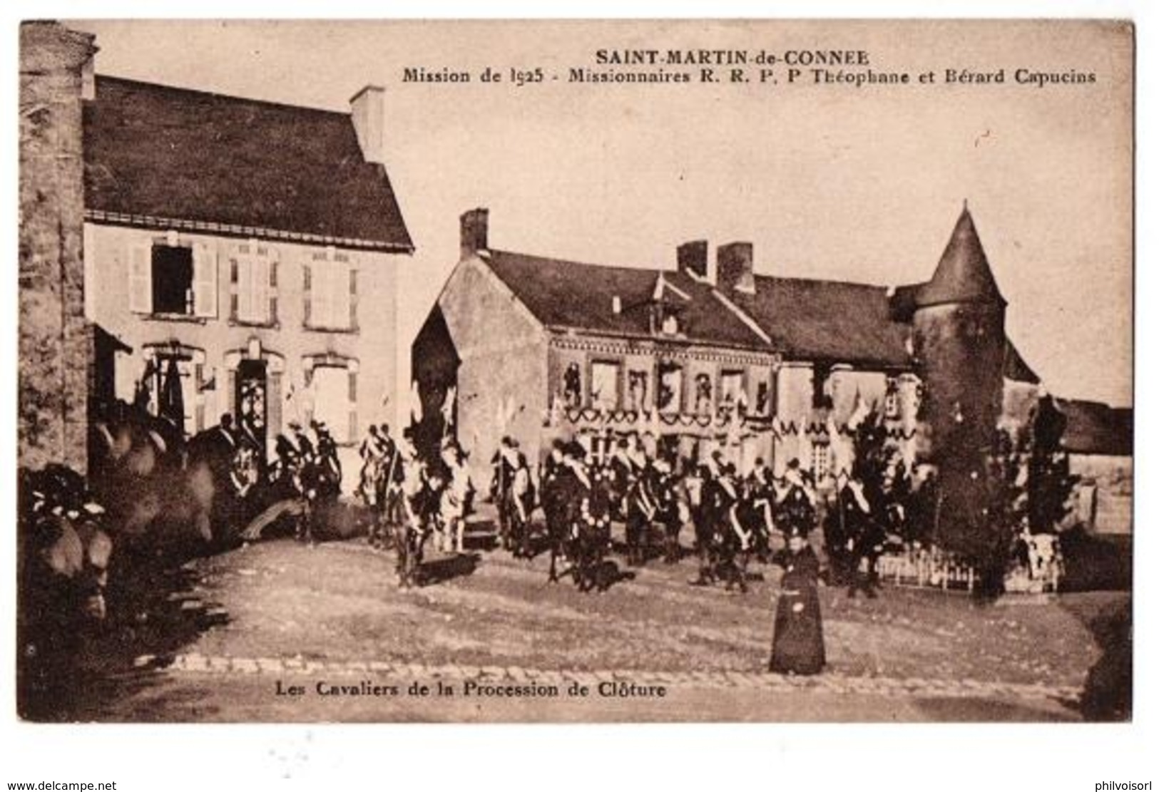 SAINT MARTIN DE CONNEE MISSION DE 1925 TRES ANIMEE - Autres & Non Classés