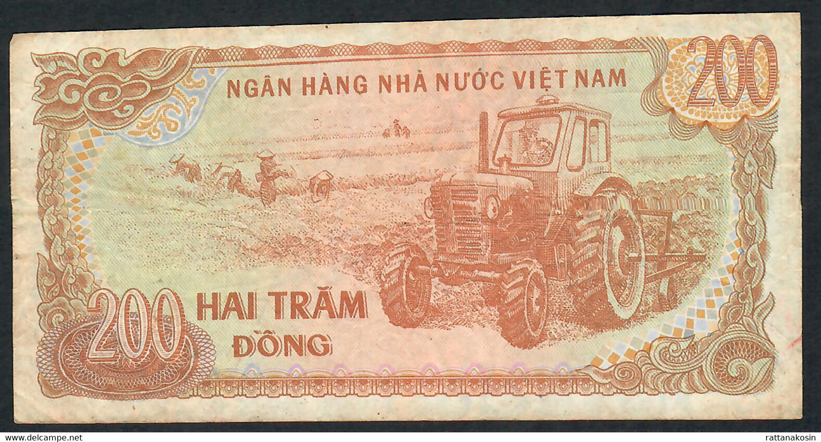 VIETNAM P100b 200 DONG 1987 #HR   FINE - Vietnam