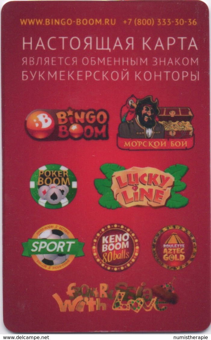 Carte Casino Centre Jeux : Bingo Boom : Ukraine - Casinokarten