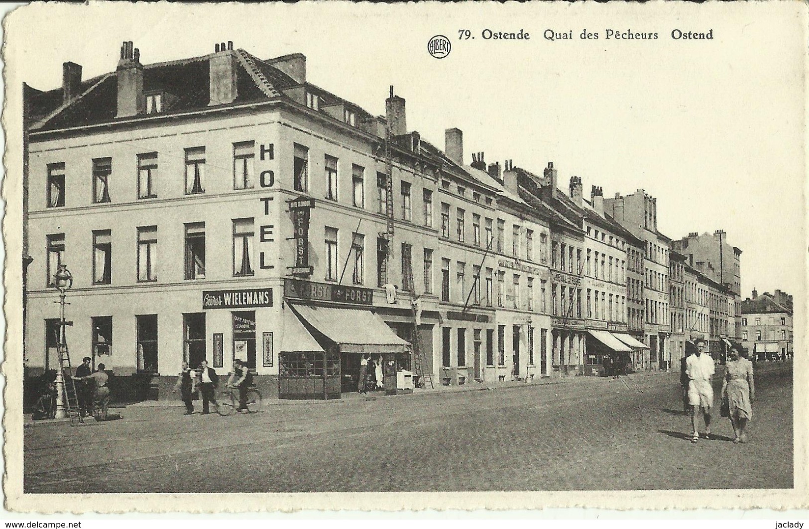 Ostende -- Quai  Des  Pêcheurs.    (2 Scans) - Oostende