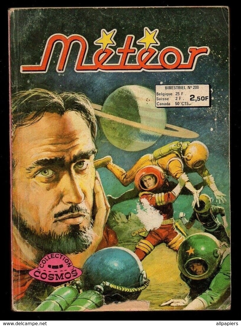 Météor N°200 Ray Comet Mystère Dans Les Astéroides - Captif Du Super-robot - Atome Kid De 1975 - Meteor