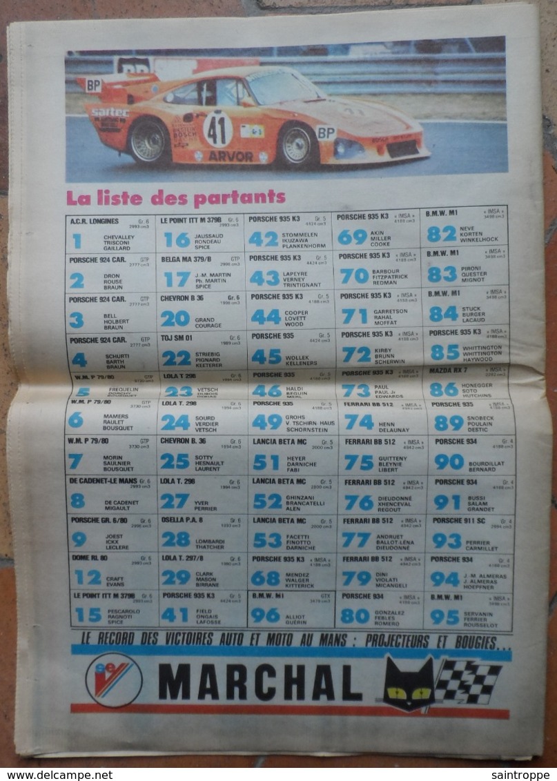 24 H du Mans 1980.Ickx se méfie de Rondeau.