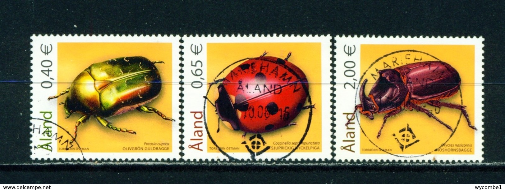 ALAND  -  2006 Beetles Set Used As Scan - Aland