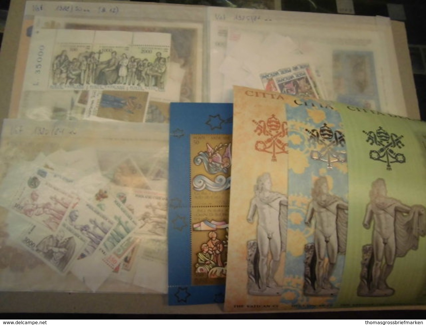 Sammlung Vatikan Von 1980-1990 (bis Block 12), Postfrisch MNH Komplett (8200) - Verzamelingen