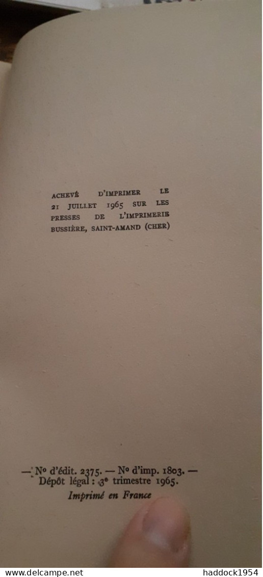 L'île Sous Cloche XAVIER DE LANGLAIS édtions Denoël 1965 - Présence Du Futur