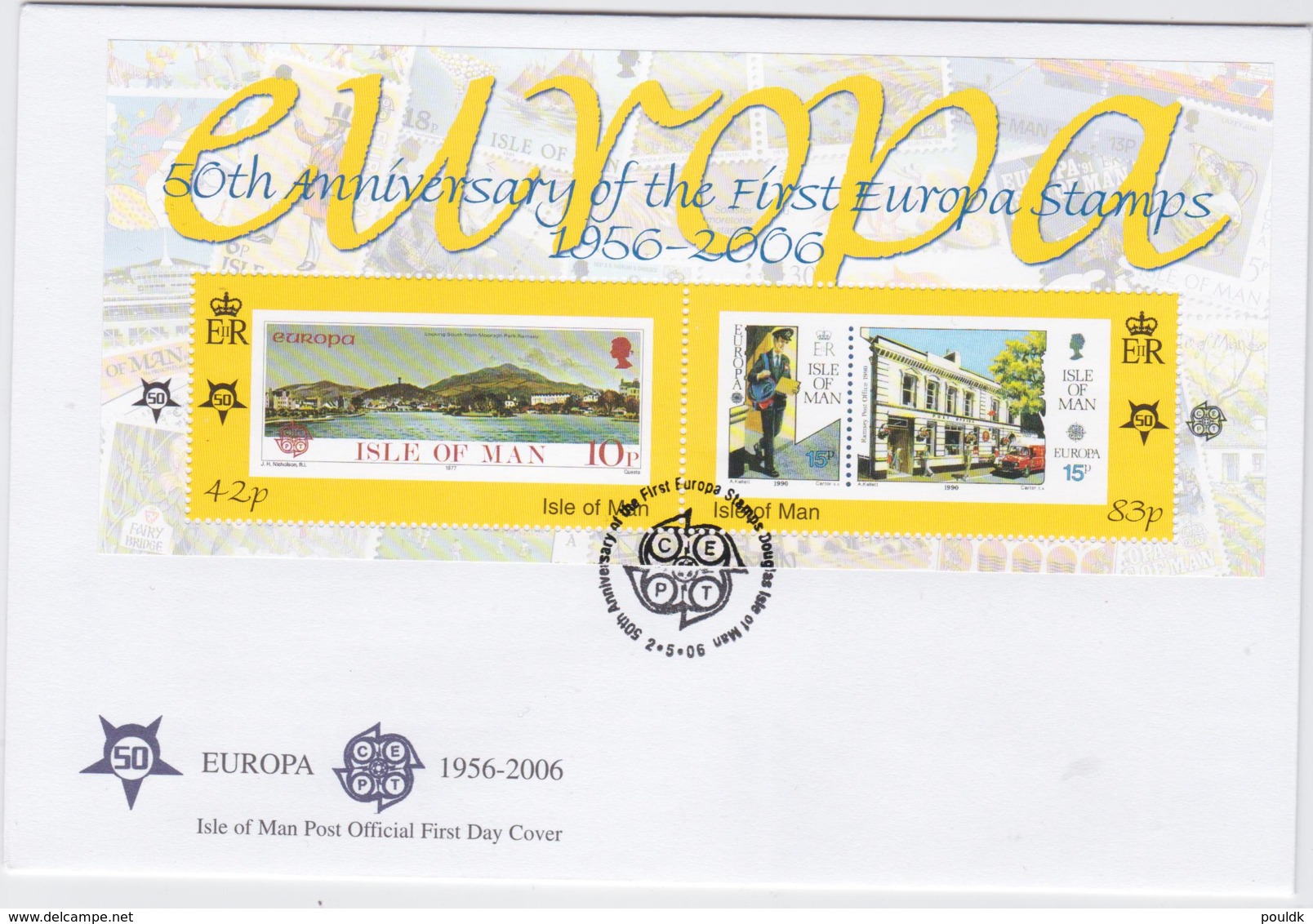 Isle Of Man 2006 FDC Europa CEPT Souvenir Sheet (NB**LAR8-58) - 2006