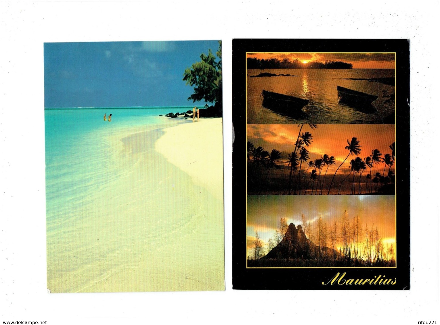 LOT 6 Cpm - ILE MAURICE - MAURITIUS - Pêcheur Marchand De Poissons Balance Cap Malheureux ROYAL PALM LE MORNE Ile Cerfs - Maurice